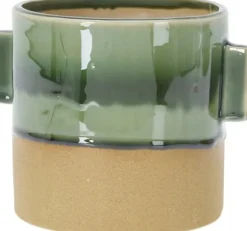 Keramisk grydelåg rundt 13,8 x 14 cm