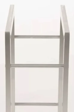 Keri Handcrafted Stainless Steel Firewood Rack Indoor, 25x60x100 cm