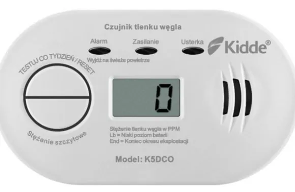 Kidde K5DCO DPM Kuliltesensor med LCD-skærm