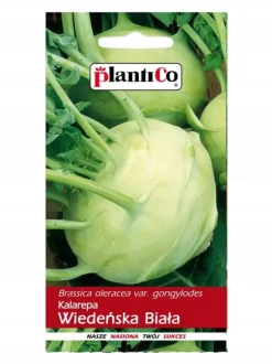 Kålrabi Wiener Hvid 2g frø PlantiCo