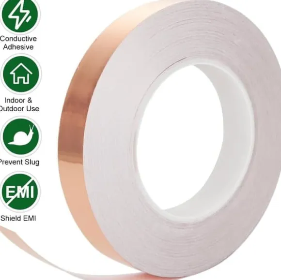 Kobbertape mod snegle - 10 mm bredde - 25 m rulle