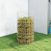 Kompostbeholder i galvaniseret stål - Ø50x100 cm | Farve: Stålgrå | Størrelse: Ø50x100 cm