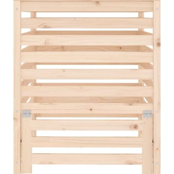Kompostbeholder i massivt fyrretræ - Robust design | Størrelse: 82,5x82,5x99,5 cm