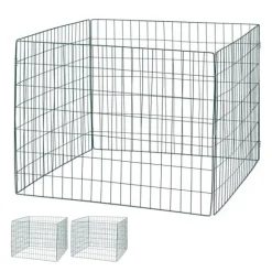 Kompostbeholder, Net, 70x90x90 cm, Grøn