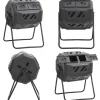 Kompostbeholder til have 73x64x95 cm 160 l sort - Kompostbeholder - Kompostbeholdere - Home & Living