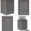Kompostbeholder til haven 300 l 60 x 60 x 83 cm brun - Kompostbeholder Til Haven - Kompostbeholdere Til Haven - Home & Living