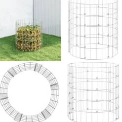 Kompostbeholder Ø50x50 cm galvaniseret stål - Kompostbeholder - Kompostbeholdere - Home & Living