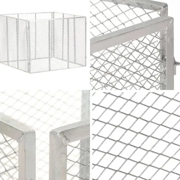 Kompostbeholder 100x100x77 cm galvaniseret jern - Kompostbeholder - Kompostbeholdere - Home & Living