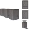 Kompostbeholdere - Living kompostbeholdere 3 stk. 60 x 60 x 83 cm 900 l brun