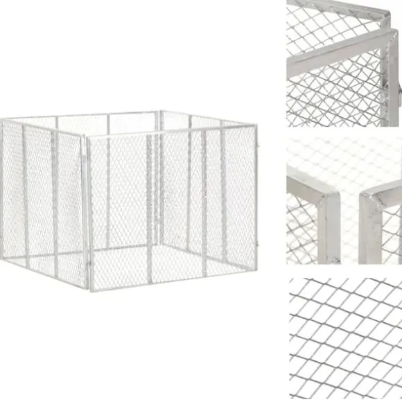 Kompostbeholdere - Living kompostbeholder 100x100x77 cm galvaniseret jern