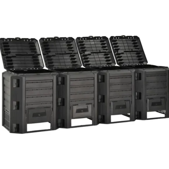 Kompostbeholdere - Living kompostbeholder 1600 l sort
