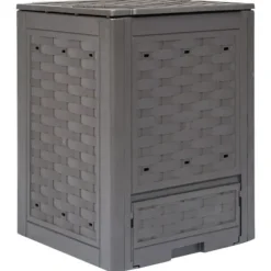 Kompostbeholdere - Living kompostbeholder til haven 300 l 60 x 60 x 83 cm brun