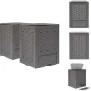 Kompostbeholdere - Living kompostbeholdere 2 stk. 60 x 60 x 83 cm 600 l brun
