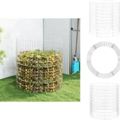 Kompostbeholdere - Living kompostbeholder Ø100x100 cm galvaniseret stål