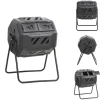 Kompostbeholdere - Living kompostbeholder til have 73x64x95 cm 160 l sort