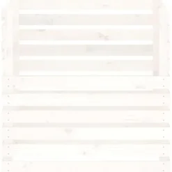 Kompostbeholdere - Living kompostbeholder 80x80x78 cm massivt fyrretræ hvid