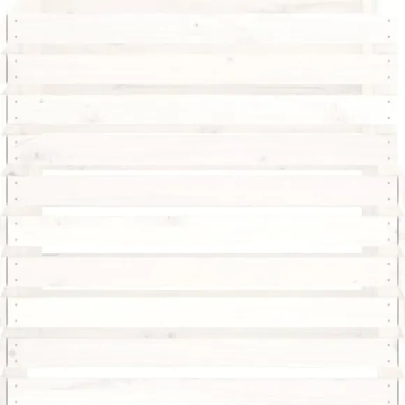 Kompostbeholdere - Living kompostbeholder 80x80x78 cm massivt fyrretræ hvid
