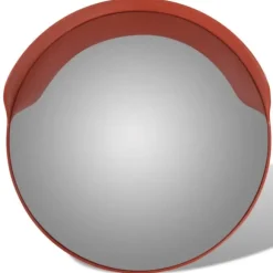 Konvekst trafikspejl i PC plast til udendørs brug | Diameter: 60 cm | Farve: Orange