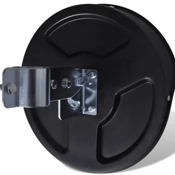 Konvekst trafikspejl PC plast sort 30 cm udendørs - Trafikspejl - Trafikspejle - Home & Living