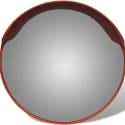 Konvekst trafikspejl PC plast orange 45 cm udendørs - Trafikspejl - Trafikspejle - Home & Living