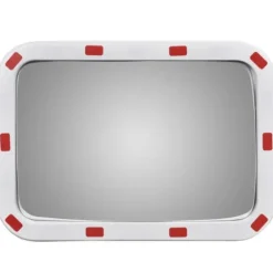 Konvekst trafikspejl rektangulært 40x60 cm med reflekser - Trafikspejl - Trafikspejle - Home & Living