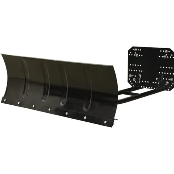 Kraftig snerydder til ATV - Justerbar vinkel | Farve: Sort | Størrelse: 115x38 cm