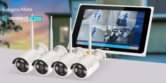 Kruger & Matz Connect C210 Tuya WiFi overvågningssæt