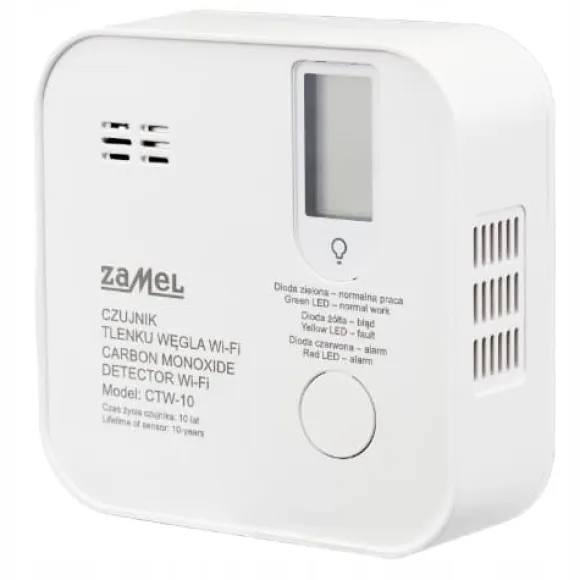 Kulilte detektor sensor WiFi TUYA CTW-10 GARDI Zamel app