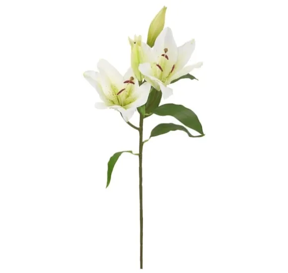 Kunstig blomst I HAVE H75cm, hvid lilje
