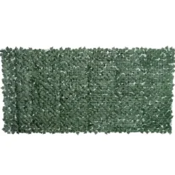 Kunstig hæk 300x150 cm, mørkegrøn, afskærmning til have & balkon