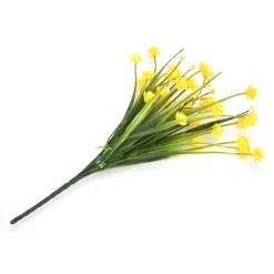 Kunstige Falske Blomster Bundt Udendørs Grønne Buske Planter Indendørs Udendørs Hjem Haveindretning