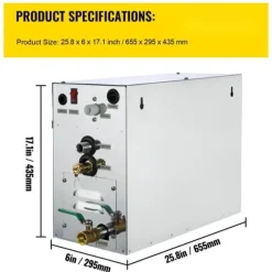 9KW dampgenerator til SPA rum med digitalt display. Velegnet til sauna og kommercielle dampbad. Ideel til hjemmebrug.