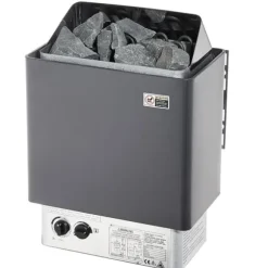 8KW Elektrisk Saunaovne, Indbygget Styring, Ideel til 8-12 m³ Hjemmespa, Energibesparende, Hurtig Opvarmning