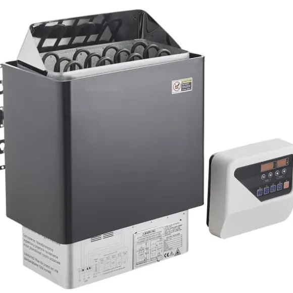 6KW Elektrisk Saunavarmer, Digital Controller, Ideel til 5-9 m³ Home Spa, effektiv opvarmning, energieffektivisering