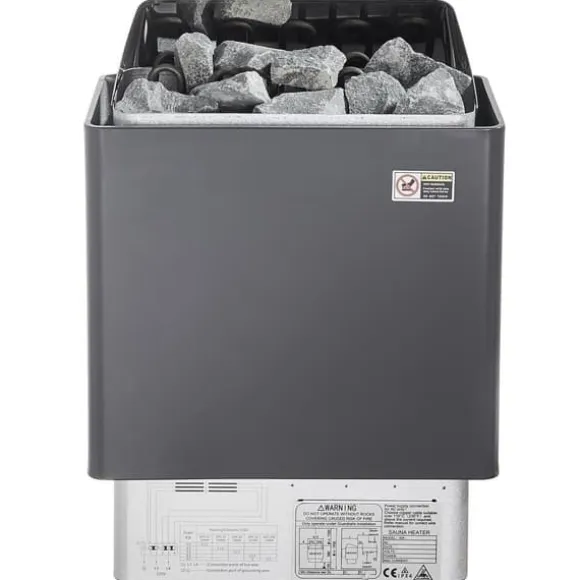 6KW Elektrisk Saunavarmer, Digital Controller, Ideel til 5-9 m³ Home Spa, effektiv opvarmning, energieffektivisering