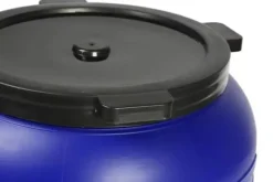100L RUND PLASTIKTØNDE MED HÅN - SU-B-100L+KR