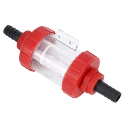 Landbrugs-i-ledningsnetfilter til højflowvandpumpe, transparent filter (2,5 cm)