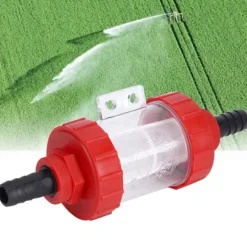 Landbrugs-i-ledningsnetfilter til højflowvandpumpe, transparent filter (2,5 cm)