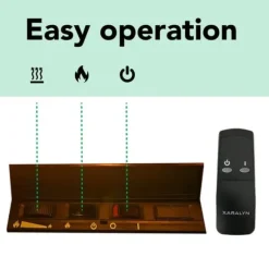 Lasize BW Elektrisk gennemsigtig pejs - Hvid elektrisk dekorativ komfur - Opti-Myst Cassette 600 Vanddampovn - Tunnelovn - Åben komfur med hjul - Fjer | CDON
