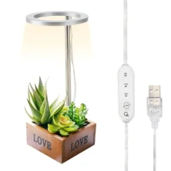 LED Grow Light ABS 5V 53.55lm/w Enkelthoved Gul Full Spectrum Plant Grow Light