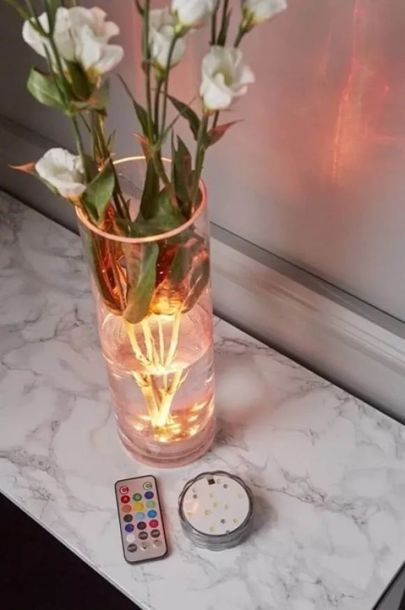 LED lys til boblebad, pool, badekar. Vandtæt, vandlys
