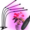 LED plantevækstlampe 80 dioder TIMER 25 W hjemmedyrkning uden netadapter