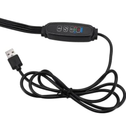 LED plantevækstlampe 80 dioder TIMER 25 W hjemmedyrkning uden netadapter