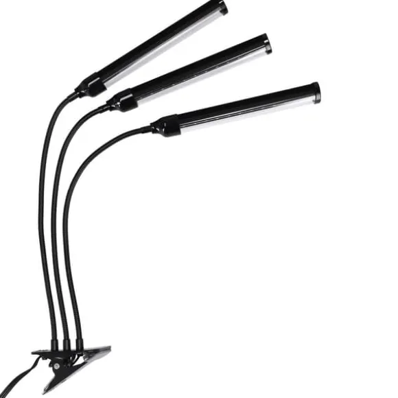 LED plantevækstlampe 72 dioder TIMER 25 W hjemmeplantedyrkning uden netadapter