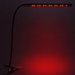 LED plantevækstlampe 20 dioder TIMER 9 W til hjemmedyrkning uden netadapter