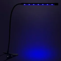LED plantevækstlampe 20 dioder TIMER 9 W til hjemmedyrkning uden netadapter