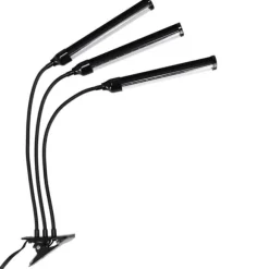 LED plantevækstlampe 72 dioder TIMER 25W hjemmeplantedyrkning med netadapter