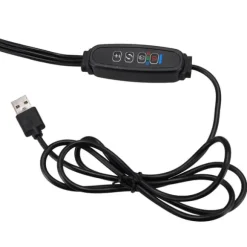 LED plantevækstlampe 72 dioder TIMER 25W hjemmeplantedyrkning med netadapter