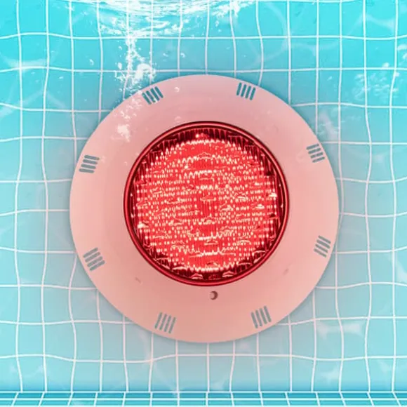 LED Poollys, holdbar ABS-konstruktion, 360° høj lysstyrke, IP68 vandtæt rating, 7 farvekombinationer, 3 dynamiske tilstande