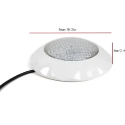 LED Poollys, 45W Effekt, IP68 Vandtæt, 3000 Lumen Udsendelse,RGB